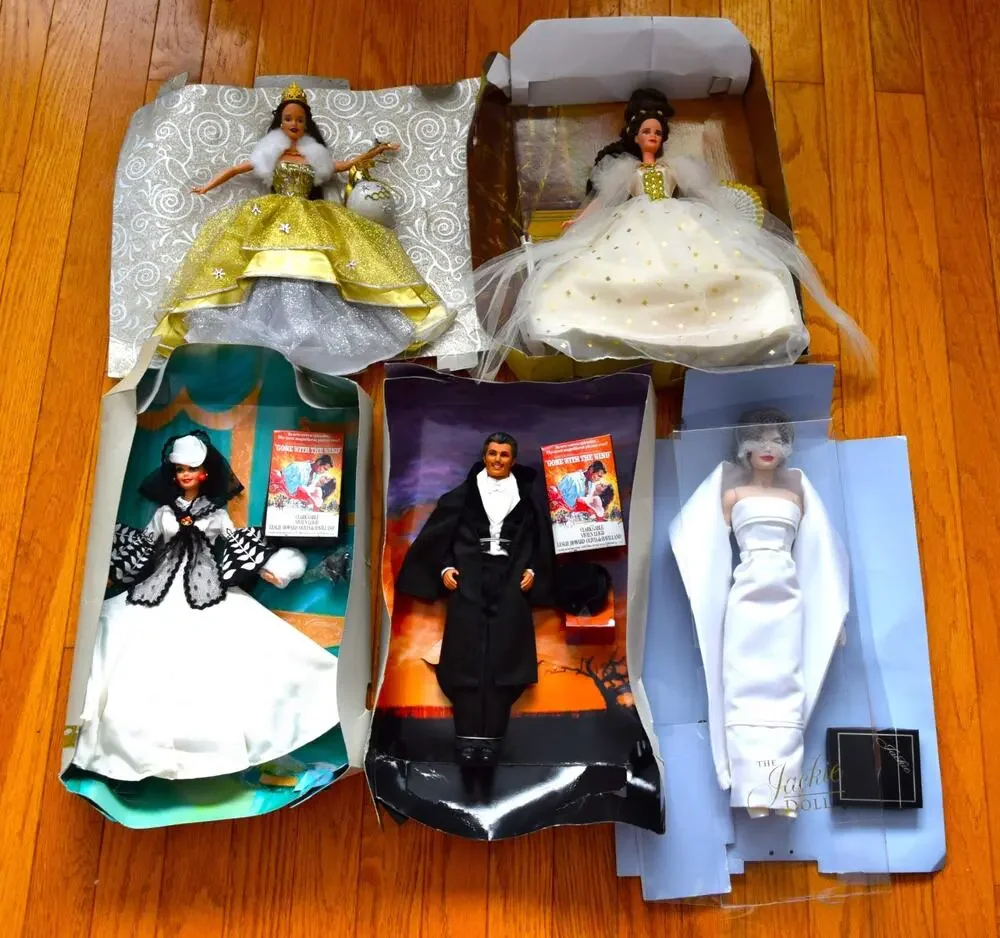 VTG Barbie Collector Dolls Lot of 5 Gone With The Wind Jackie RARE AS IS